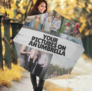 Parapluie personnalisé avec photos, parapluie soleil et pluie personnalisé avec photo <span class=keywords><strong>pour</strong></span> cadeau d'entreprise <span class=keywords><strong>pour</strong></span> Thanksgiving, parapluie entièrement imprimé - Product Image 1