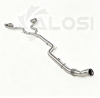 Échappement arrière à soupapes en acier inoxydable sablé sur mesure pour Mercedes CLE53 AMG C236 3.0T 2024-2026 compatible OEM