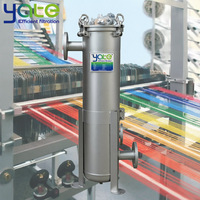 Filtre industriel en acier inoxydable 304/316 à sac unique, équipement de filtration haute performance spécialement conçu pour le textile