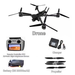 Dron FPV de 15 pulgadas con capacidad de carga pesada de 8 kg, alcance de 15 km, RTF, cámara 4K, mapeo y topografía, GPS, fibra de carbono, dron de carreras, kit FPV completo. - Product Image 2