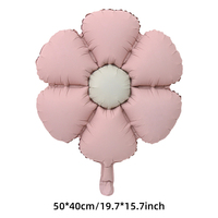 Nouveau petit ballon en aluminium en forme de fleur de marguerite blanche pour la Saint-Valentin, les mariages, les anniversaires, les décorations de fête, fournitures en gros