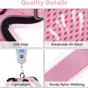 Kingtaleペット用品猫ペット反射メッシュハーネス調節可能な猫ハーネスとウォーキング用リーシュ - Product Image 2