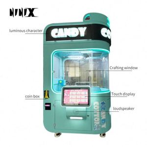 เครื่องขายขนมสายไหมอัตโนมัติในร่ม NINIX Mall หน้าจอสัมผัส LCD รับเหรียญ/ธนบัตร/บัตรเครดิต ความจุ 200 ชิ้น รับประกัน 1 ปี - Product Image 5