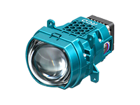 Module de phare LED plat à double cœur optique avec système de refroidissement turbo pour commande en gros, conduite à gauche (LHD), 12V 6000K, certifié ECE, nouveau, DIY