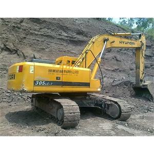 Excavatrice chenillée R305LC-7 Hyundai d'occasion d'origine coréenne 30 tonnes avec composants de base roulement de pompe à engrenages de boîte de vitesses de moteur - Product Image 1