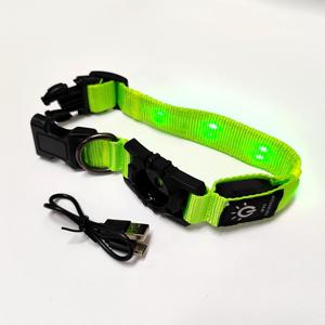 <span class=keywords><strong>Collar</strong></span> electrónico para mascotas con <span class=keywords><strong>LED</strong></span>, soporte ajustable para rastreador GPS, collares <span class=keywords><strong>LED</strong></span> reflectantes para perros, productos nocturnos antipérdida para perros - Product Image 4