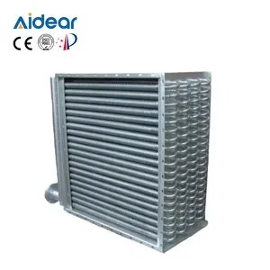 Intercambiador de calor de tubo con aletas Aidear, intercambiador de calor de tubo, enfriador hidráulico refrigerado por agua Industrial para máquina perforadora