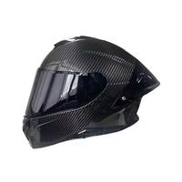 Casque de moto intégral personnalisé de haute qualité en fibre de carbone