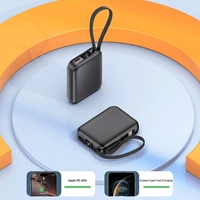 Chargeur portable magnétique à charge rapide, capacité 5000 mAh, interface Type C, petit format