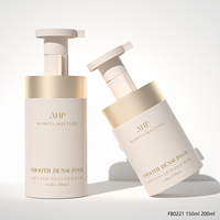 Flacon pompe à mousse personnalisé de luxe AHP Frosted Skincare 150ml 200ml, flacon pompe pour shampoing, savon liquide doré, emballage cosmétique