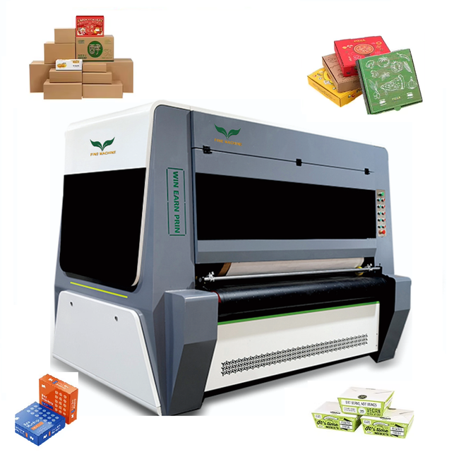 Industrial Single Pass Inkjet Carton Printer Corrugated Cardboard & Flex Material Used for Cardboard & Flex Material