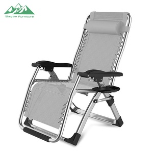 Silla Reclinable de Gravedad Cero de Lujo Wayon con Cojín Suave, Silla Plegable para Patio - Product Image 5