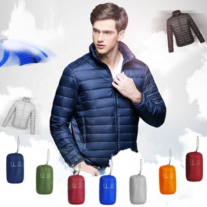 Veste matelassée pour homme 2023, légère, isolée, chaude, rembourrée, pliable, imperméable, écologique, col montant, fine - Product Image 2