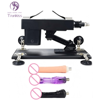 Dildo con Cabeza Reemplazable y Vibrador Automático con Movimiento de Empuje, Juguete Sexual Femenino, Vibrador Estirable para Estimular la Vagina