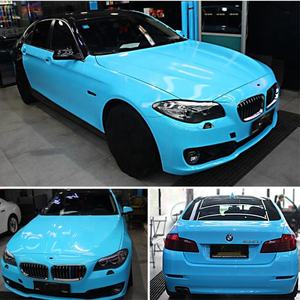 <span class=keywords><strong>Film</strong></span> adhésif en vinyle noir brillant 1.52x28M, feuille de décalcomanie à libération d'air - Product Image 5