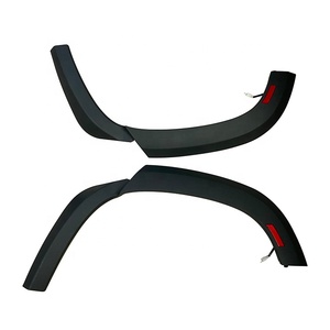 Guardabarros bengalas para Land Rover <span class=keywords><strong>Defender</strong></span> 2020 2021 2022 <span class=keywords><strong>2023</strong></span> ABS 4x4 rueda arco Fender Flare con accesorios de luz - Product Image 2