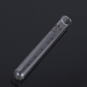 Laboratório consumíveis transparente vidro teste tubos redondo inferior com graduação 5ml 10ml 15ml 20ml 25ml 50ml - Product Image 3