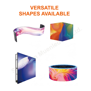 Muenled CIRD3.91 Full Color HD P3.91 Flexible LED Panel Screen High Refresh Rate 3840HZ 600CD Brightness IP43 Waterproof Display - Product Image 6