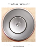 Vente en gros Tasse à café de voyage à double paroi en acier inoxydable portable et réutilisable Tasse de bureau avec couvercles