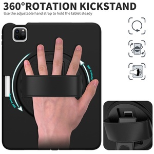 Housse de tablette robuste pour <span class=keywords><strong>iPad</strong></span> Pro 11 12.9 <span class=keywords><strong>Air</strong></span> 10.9 pouces iOS et tablette PC avec dragonne - Product Image 2