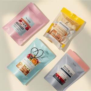 Custom Resealable PET/BOPP <b>Mylar</b> Zip Lock Moisture Proof Food Packaging <b>Bags</b> Stand-Up Logo Printed for Cookie Chewing Gum Jelly - Product Image 4