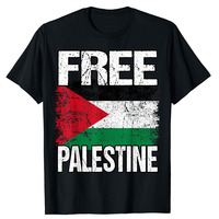 Drapeau de la Palestine imprimé sur mesure en coton écologique avec logo personnalisé pour une utilisation promotionnelle