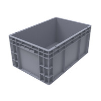 Conteneurs de stockage industriels en plastique, robustes, empilables, avec couvercle EU, neufs, pour l'organisation d'outils et le rangement de jouets