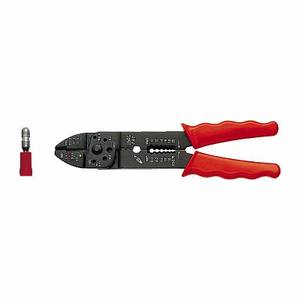 Plier <b>Wire</b> <b>Stripper</b> Crimper 8 In 1 Multi Tool With Red Handle For <b>Electrical</b> Work - Product Image 1