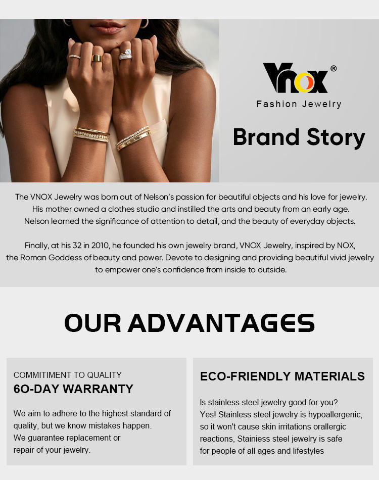 Vnox Jewelry Gold Stainless Steel Twisted Paper Clip Chain