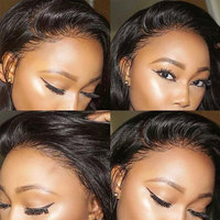 Perruques avant de lacet Hd transparentes pour les femmes noires, extensions de cheveux perruques brésiliennes 13x6 perruques frontales en dentelle complète pré-plumées