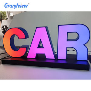 Custom RGB a todo color 3D LED <span class=keywords><strong>Car</strong></span> Wash Shop <span class=keywords><strong>Logo</strong></span> Signage, impermeable y ahorro de energía para uso en interiores/exteriores - Product Image 3