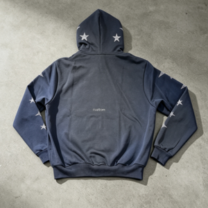 Sudadera con Capucha Estilo Vintage Personalizada, 100% Algodón, Tejido Grueso de 500 g/m², Felpa Francesa, Sudadera con Capucha Lisa para Hombre - Product Image 3