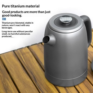 Hervidor Eléctrico Road TiTo Pure de 1.7L y 1800W de Alta Potencia, Hervidor de Agua Automático para el Hogar - Product Image 1