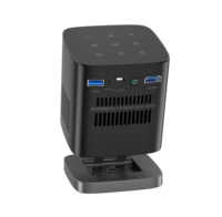 Smart Android 9,0 Mini Home Theater Portable Outdoor Video Beamer con batería Pico Hologram Projector 4K