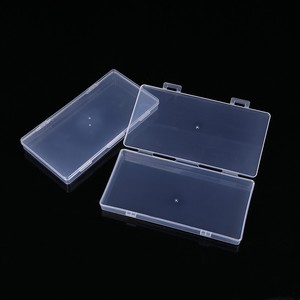 Transparent Rectangular <b>PP</b> Storage Box Office Organizer 2450 Cover for Parts and Accessories Zhejiang Made 31g 2022 - Product Image 3