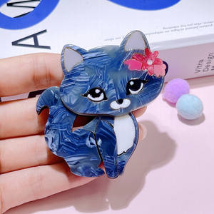 Cute <b>Cat</b> Pin <b>Suit</b> Brooch Cartoon Brooch Pins Multiple Colors <b>Cat</b> Brooches <b>Women</b> Animal Clothes Pins Charm Accessories - Product Image 3