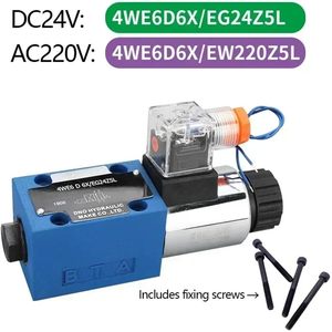 วาล์วควบคุมทิศทางไฮดรอลิกโซลินอยด์ Rexroth รุ่น DSG 02 03 4WE6 10 ซีรีส์ แบบแม่เหล็กไฟฟ้า สำหรับใช้งานในอุตสาหกรรม - Product Image 2