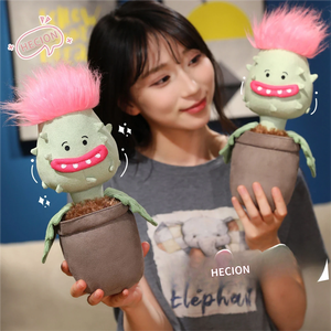 HECION Nuevo Juguete de Peluche de Planta Carnívora de Moda, Muñeco de Cactus en Maceta, Animal de Peluche para Decoración del Hogar, Adorno Divertido y Regalo - Product Image 5