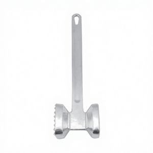 Maillet à viande double face en aluminium 22 cm pour usage professionnel et domestique Marque IMS - Product Image 1
