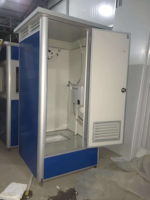 Toilettes préfabriquées portables, lavabo mobile, sanitaires écologiques pour extérieur, parcs, places publiques, chantiers temporaires