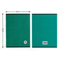 Cahier d'exercices avec couverture en PP, 16x22cm, lignage carré, reliure piquée, 96 pages, Éthiopie