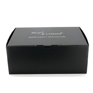 Boîte postale ondulée découpée à l'emporte-pièce personnalisée Emballage <span class=keywords><strong>noir</strong></span> de luxe de style avion avec insertion Boîte d'expédition cadeau recyclable Fabricant - Product Image 6