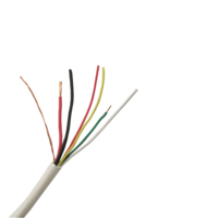 Cable de Alarma de Seguridad AITE OEM, 4 y 8 Núcleos, Conductor de Cobre de Alta Calidad, Aislamiento de PVC, Blindado con Lámina de Aluminio