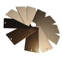 Peinture en poudre polyester thermodurcissable multi-couleurs à texture de fleur de tung, personnalisable, pour meubles de bateau, application par pulvérisation, directement de l'usine
