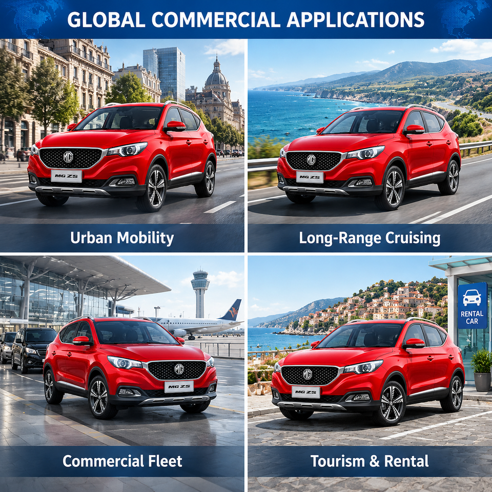 MG ZS EV Compact Electric SUV 440KM WLTP Range 10.1 Inch HD Touchscreen ...