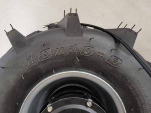 Động cơ xe nông nghiệp trục đơn 18 inch mô-men xoắn cao 150N. m-250n.m IP cấp IP65 1000W-1500W hướng động cơ trung tâm tải cao - Product Image 2