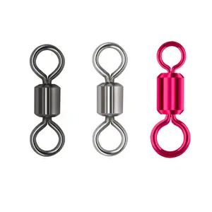 Factory Custom Carp Fishing Tackle Accessories fishing swivels whole stainless steel rolling swivels