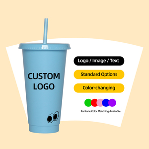 Vaso Personalizado al por Mayor de 24oz, Color Esmerilado, Plástico Reutilizable, para Bebidas Frías, Ideal para Camping - Product Image 4