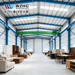 1000sqm Steel Structure Warehouse Commercial Logistics Storage Supplier Wholesale ODM For E Commerce <b>Hub</b> - Product Image 1