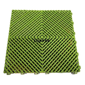 <b>Plastic</b> Interlocking Garage Flooring <b>Tiles</b> PP <b>Plastic</b> Floor <b>Tiles</b> - Product Image 1